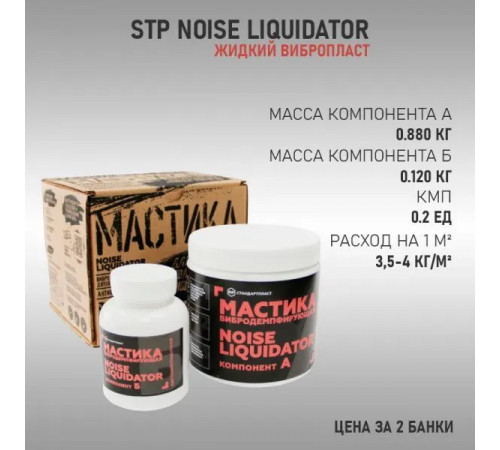 Мастика для войлочных локеров Noiseliquidator STP 500гр