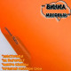 пленка Виниловая матовая самоклеющаяся. автопленка для авто и мебели, оранжевая (100 х 152 см)