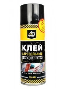 Клей, Особопрочный аэрозольный универсальный клей All-520, 520ml