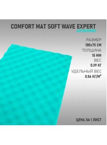 Шумоизоляция Comfort Mat Soft Wave Expert (100x75см 15мм) 1лист